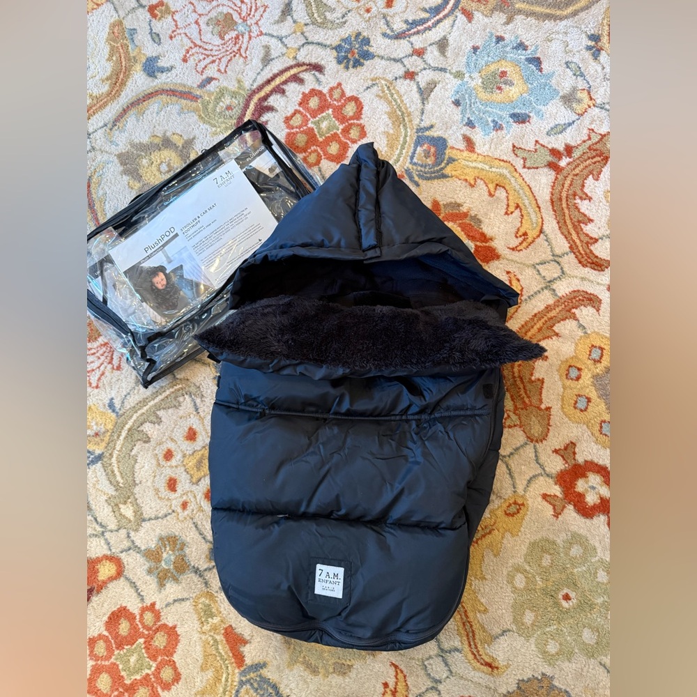 7 A.M. Enfant Black Baby Stroller Footmuff